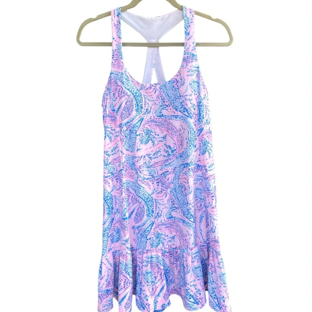 Lilly Pulitzer Meryl Nylon Ace Tennis Dress S - Picture 3 of 9